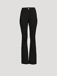Flared Jersey Trousers