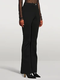 Flared Jersey Trousers