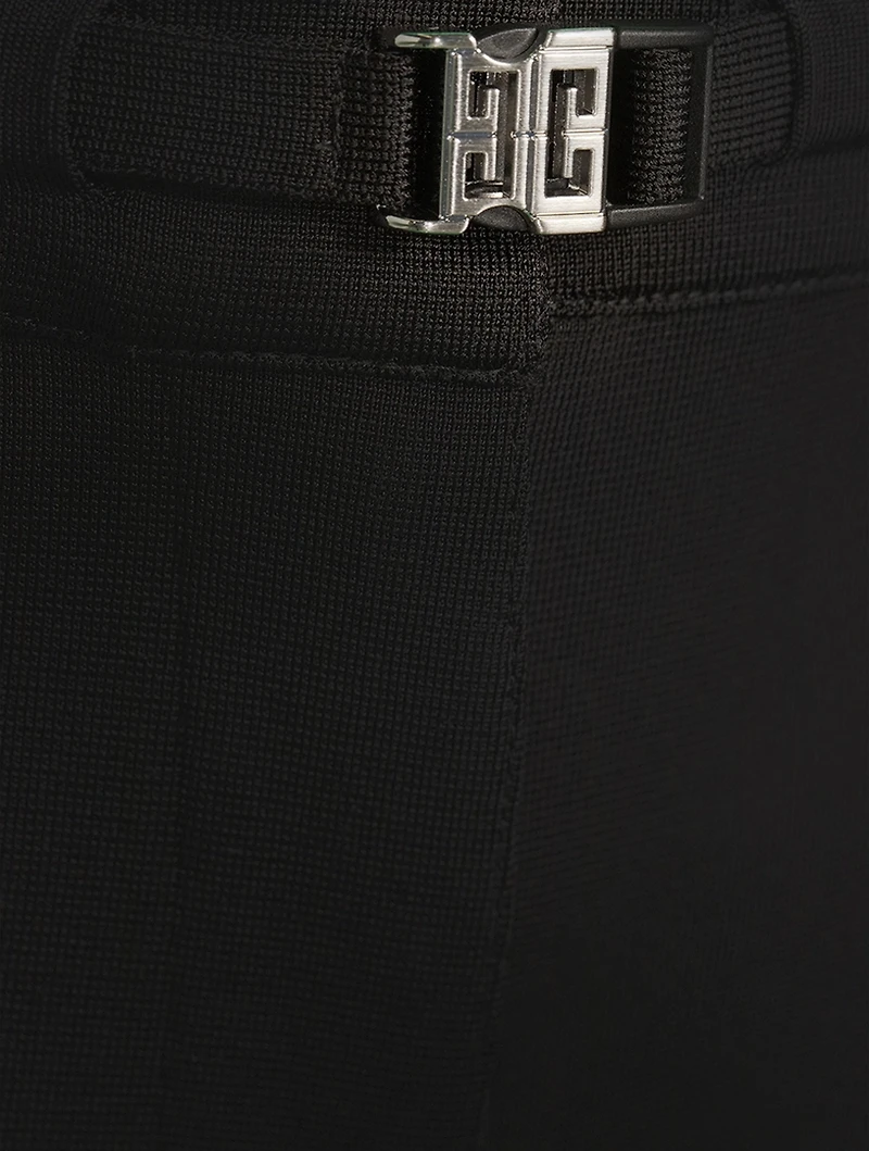 Flared Jersey Trousers