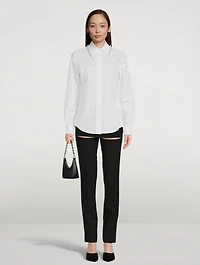 Embellished Poplin Shirt