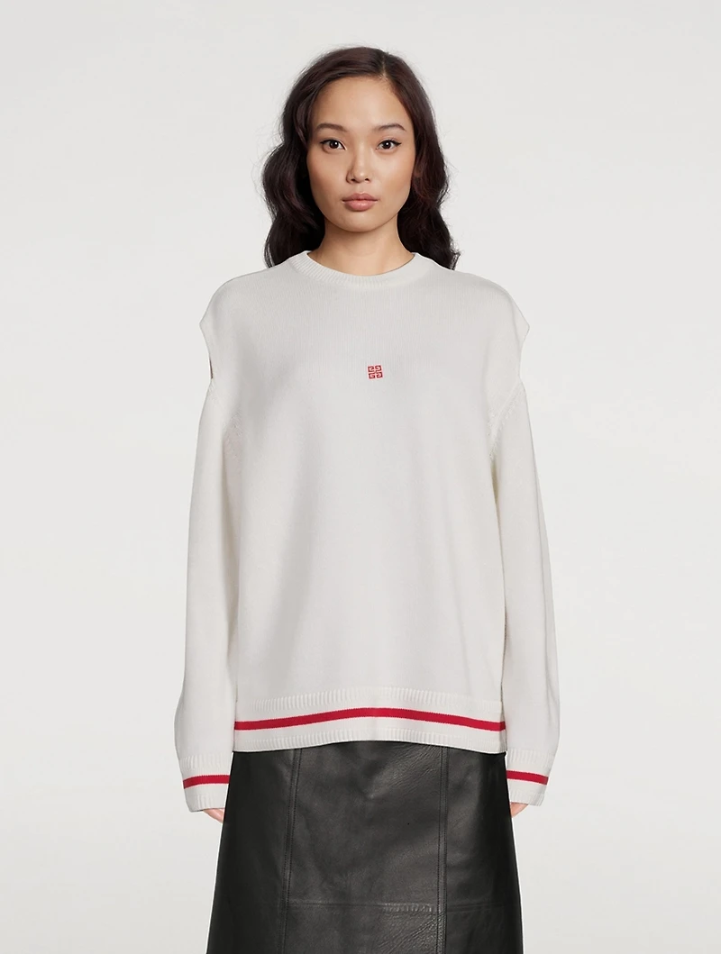 Cut-Out 4G Cashmere Sweater
