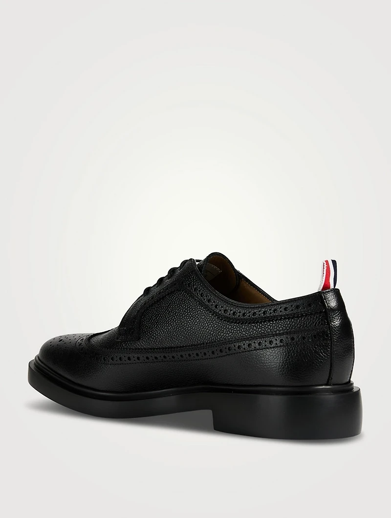 Classic Grained Leather Longwing Brogue Shoes