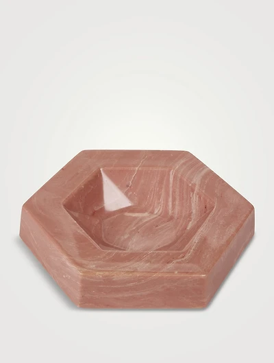 Hexagonal Marbled Stone Catchall
