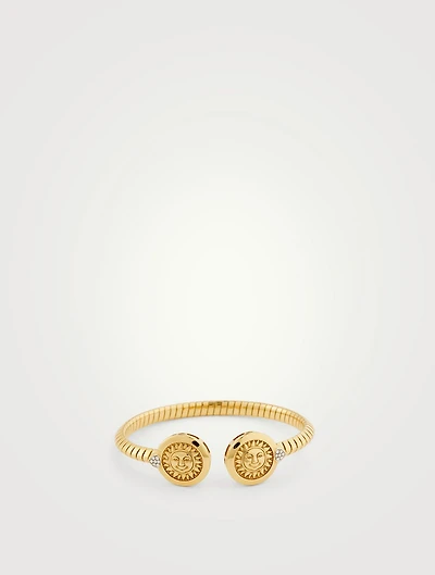 Soleil Gold Double Bangle