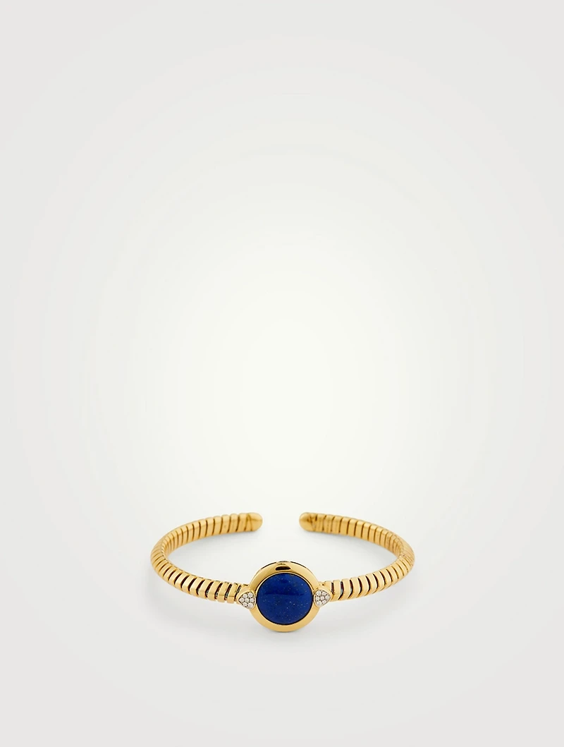Soleil Exotic Lapis Single Bangle