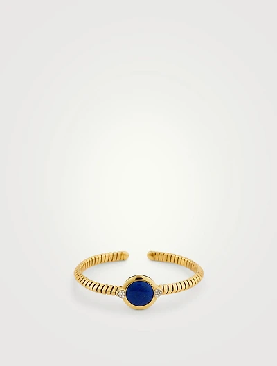 Soleil Exotic Lapis Single Bangle