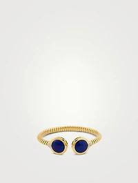 Soleil Exotic Lapis Double Bangle