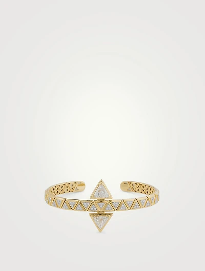Triangoli Pavé Trilliant Bangle