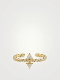 Triangoli Pavé Trilliant Bangle