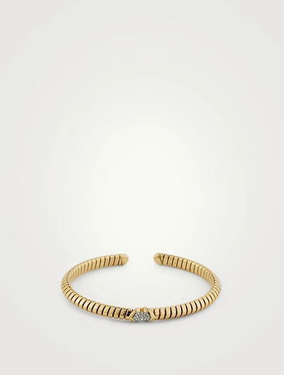 Trisolina Pavé Diamond Bangle