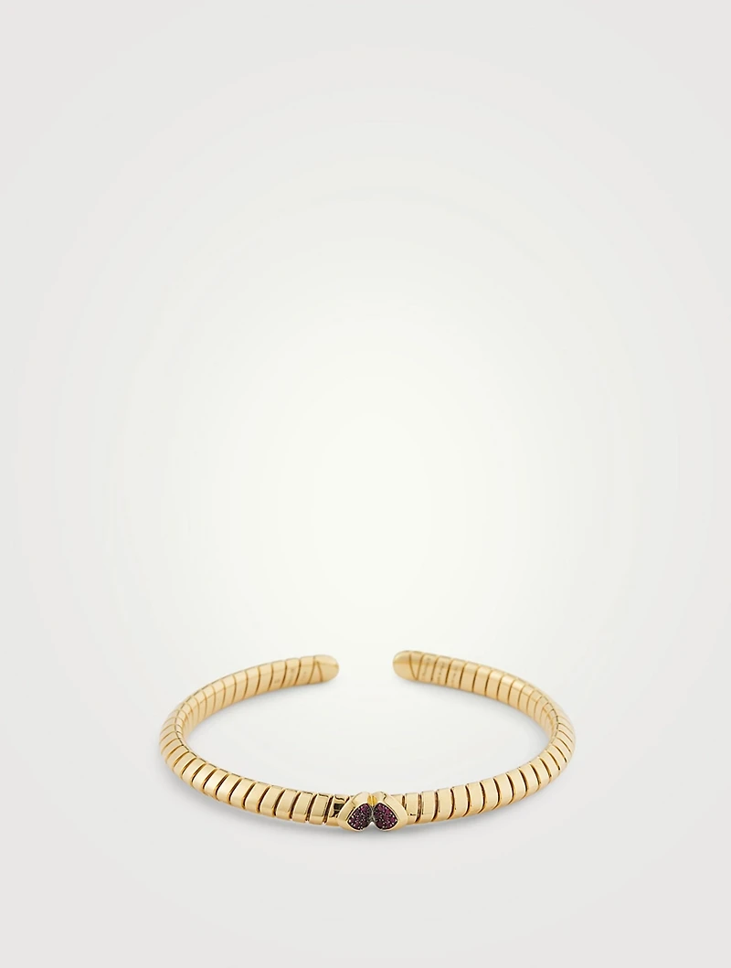 Trisolina Pavé Ruby Bangle