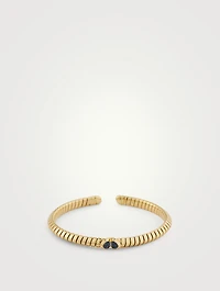 Trisolina Pavé Sapphire Bangle