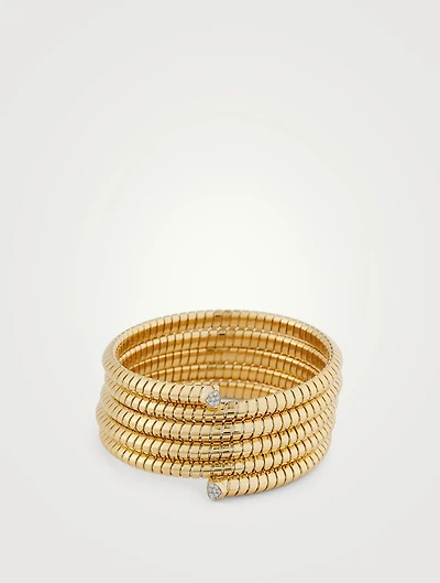 Trisolina 5 Row Pavé Diamond Bangle