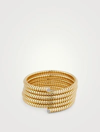 Trisolina 5 Row Pavé Diamond Bangle