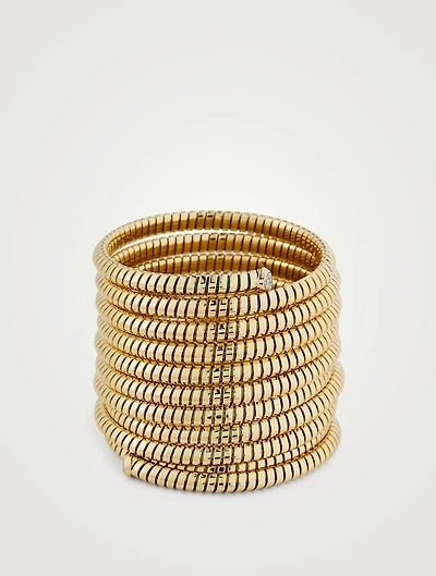 Trisolina 10 Row Pavé Diamond Bangle