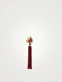 Lupa Pear Fire Opal Earrings