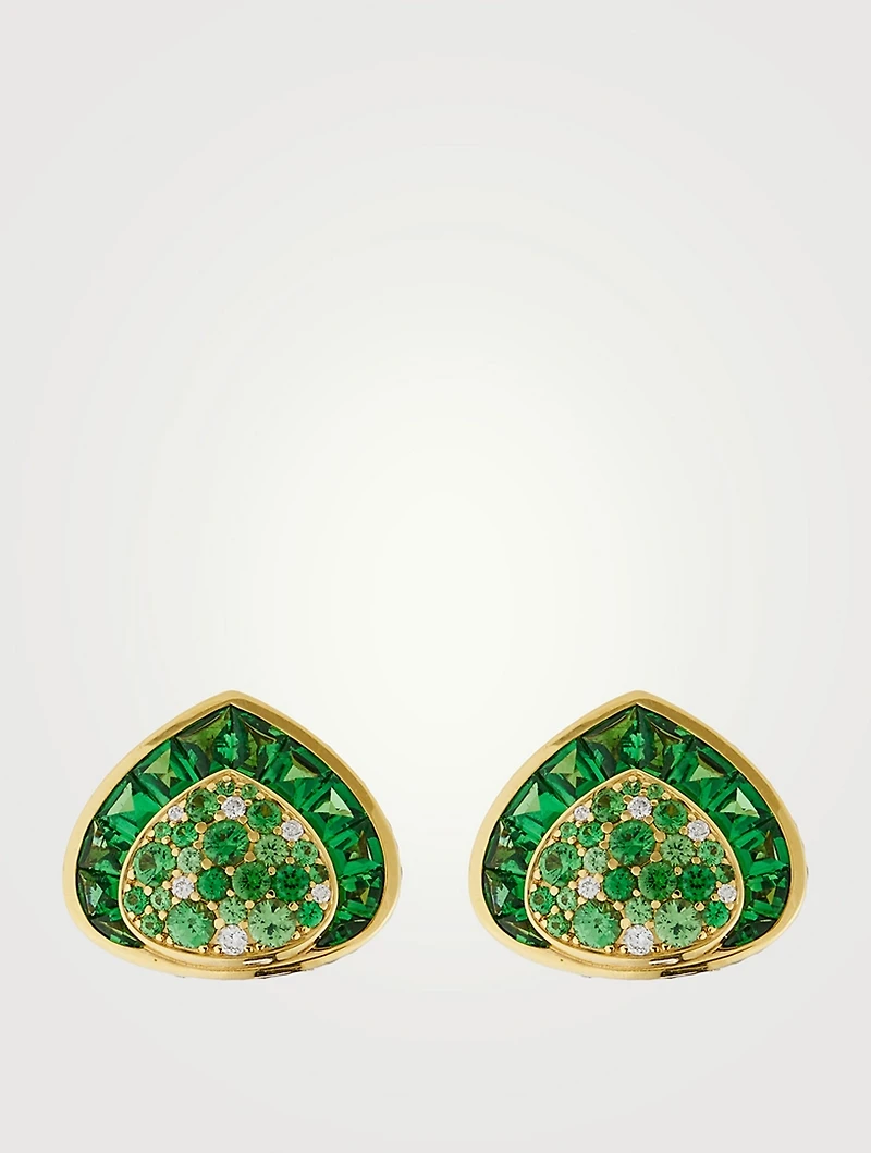 Dora Tsavorite Earrings