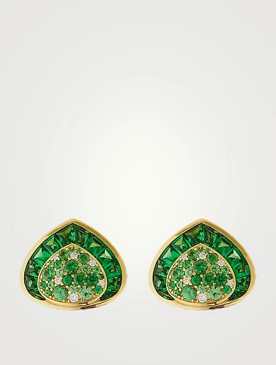 Dora Tsavorite Earrings