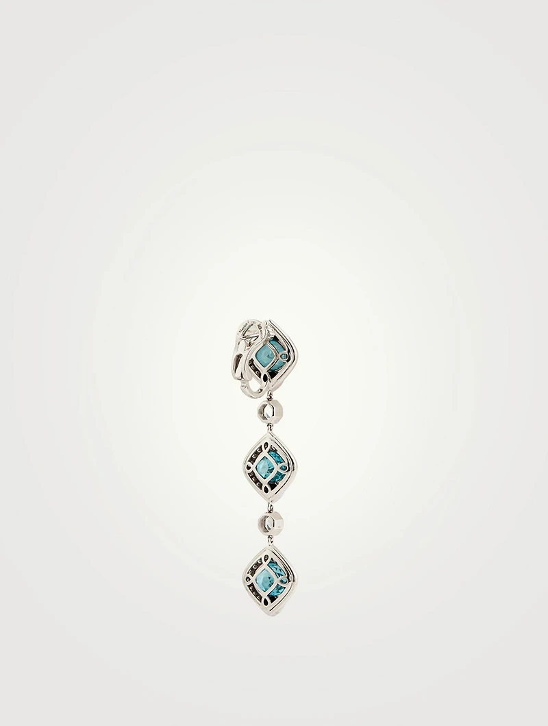 Umbra Blue Zircon Earrings
