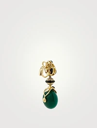 Pneu Black Jade Diamond Earrings