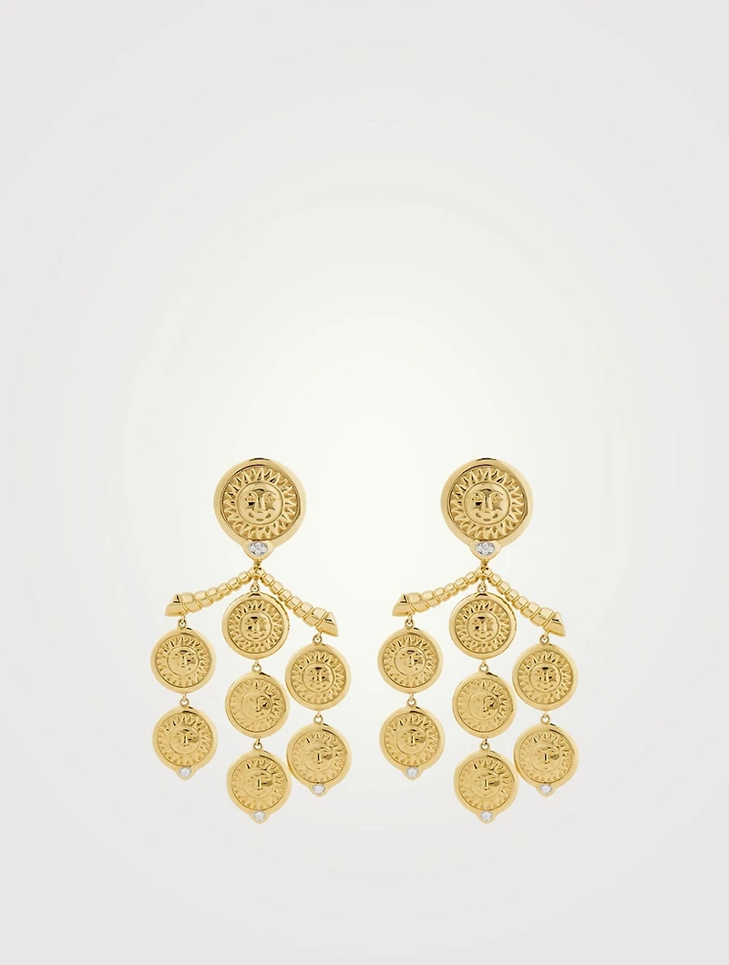 Soleil Gold Chandelier Earrings