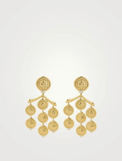 Soleil Gold Chandelier Earrings