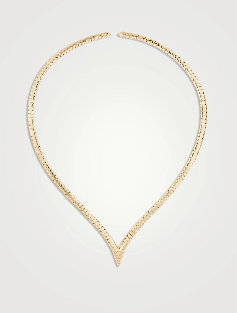 Trisolina V Shaped Collar