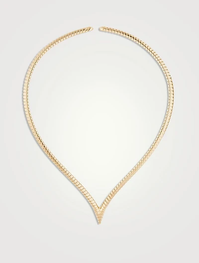 Trisolina V Shaped Collar