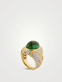 Onda Green Tourmaline Ring