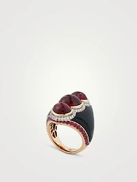 Vulci Cabochon Spinel Ring