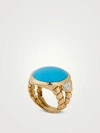 Soleil Turquoise Ring