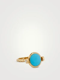 Soleil Turquoise Flip Ring