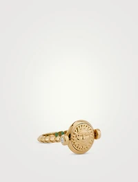 Soleil Turquoise Flip Ring