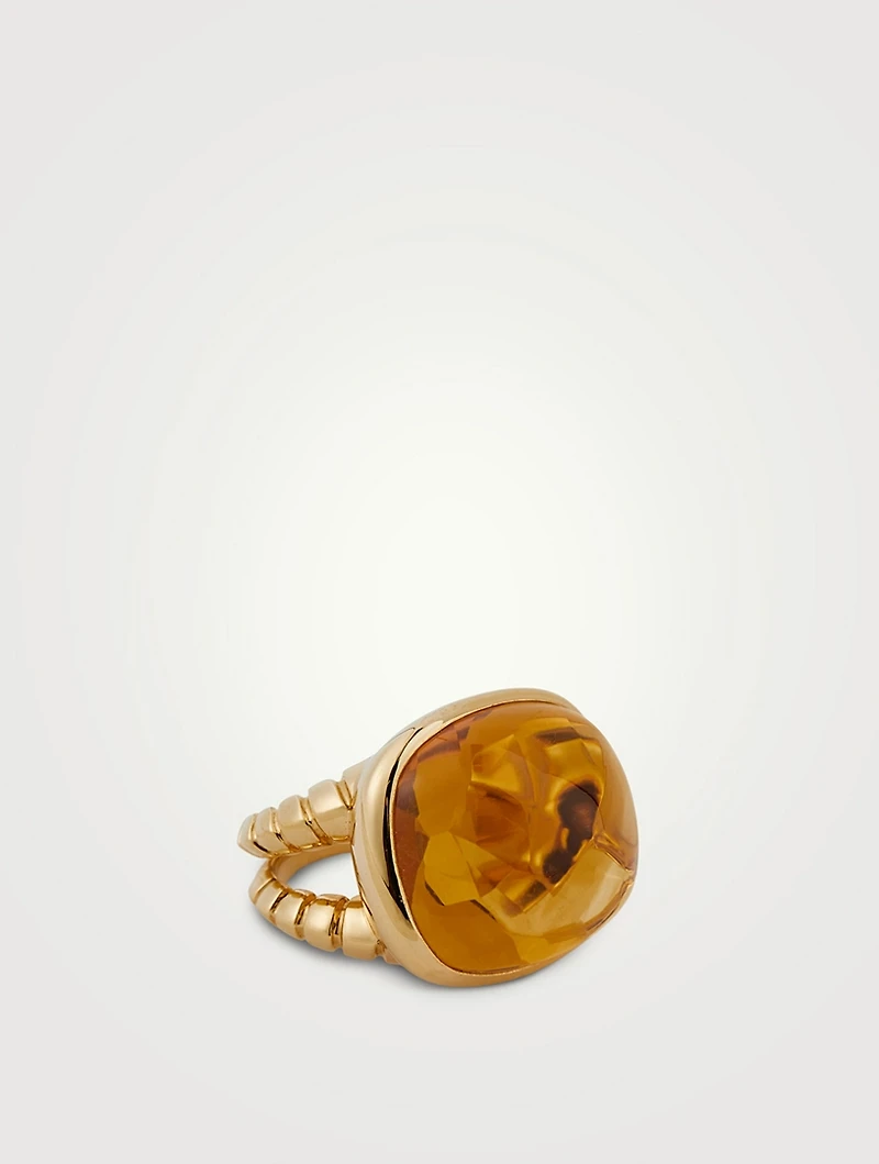 Tigella Citrine Ring