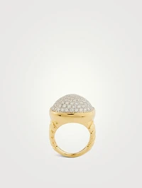 Tigella Pavé Diamond Ring