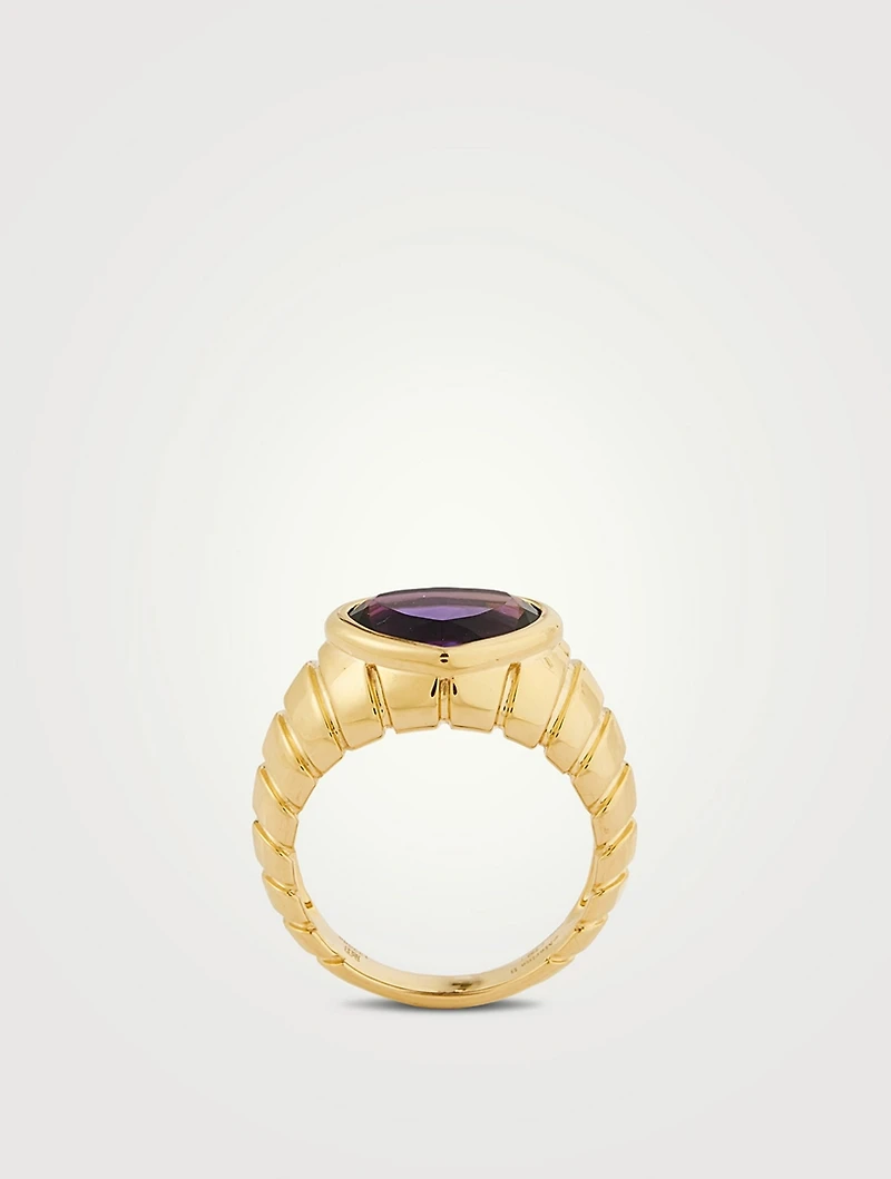 Timo Amethyst Ring