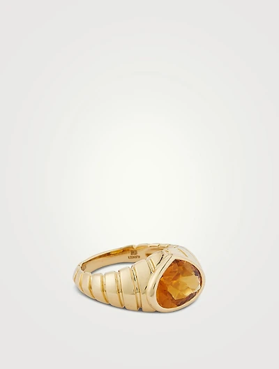 Timo Citrine Ring