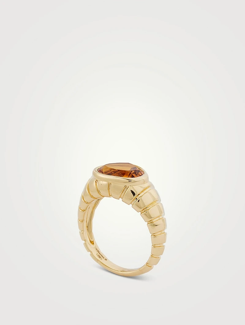 Timo Citrine Ring