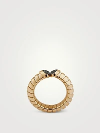 Trisolina Black Diamond Pavé Ring