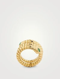 Trisola Emerald Ring