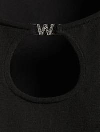 Cut-Out Compact Viscose Top