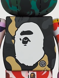 BAPE(R) Camo 28th Anniversary #4 400% Be@rbrick