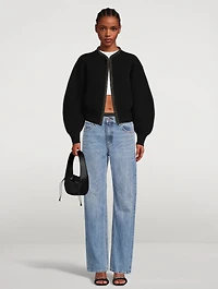 Crystal Logo Crop T-Shirt