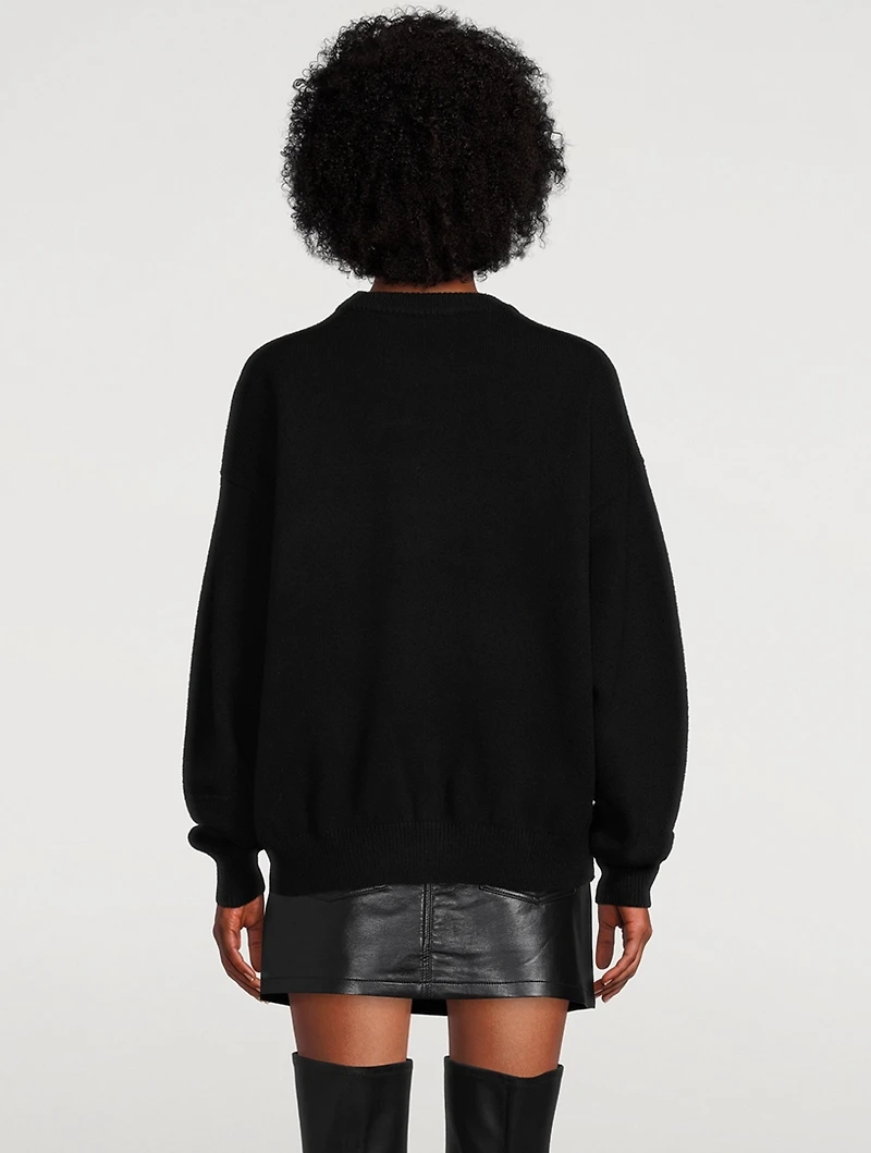 Crystal Beiress Wool Sweater