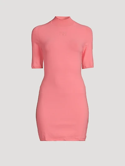 Mockneck Mini Dress