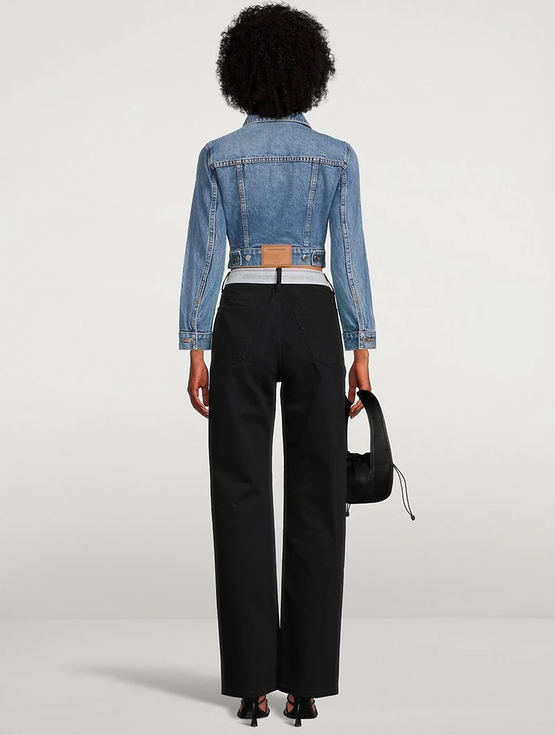 Shrunken Denim Trucker Jacket