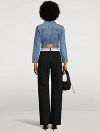 Shrunken Denim Trucker Jacket