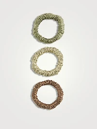Pack Of Three Super Sport Silk Scrunchies