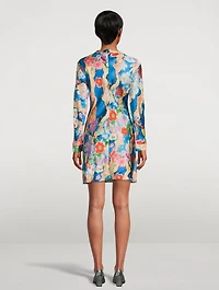 Printed Mini Dress