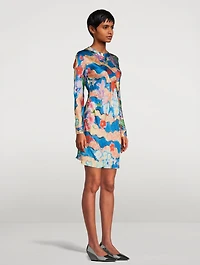 Printed Mini Dress